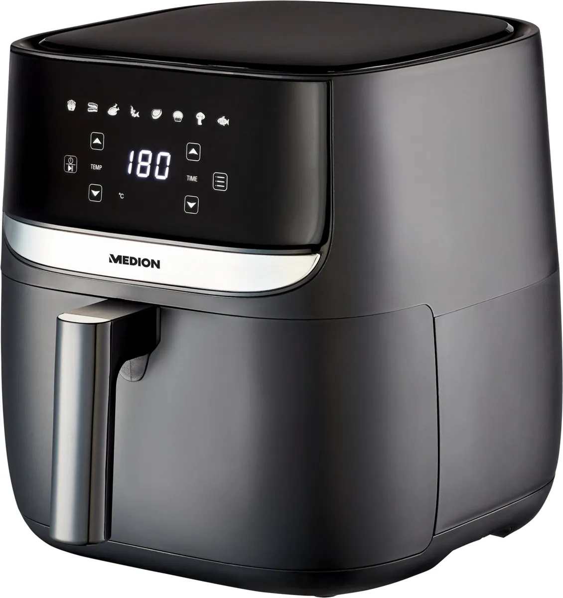 Medion MD10532 Airfryer 5,7L - 1700W - 9 Programma's - Zwart