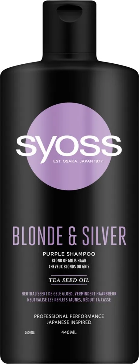 SYOSS Shampoo Blonde & Silver 440ml