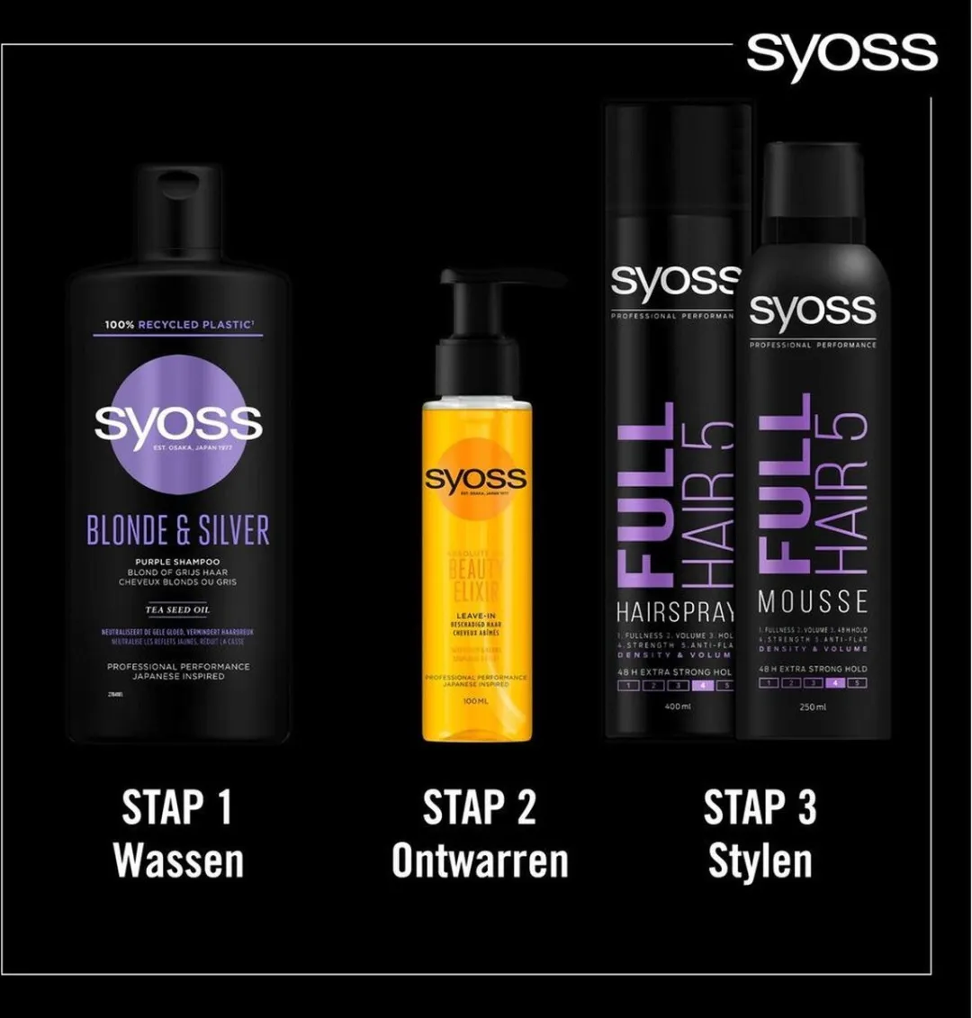 SYOSS Shampoo Blonde & Silver 440ml