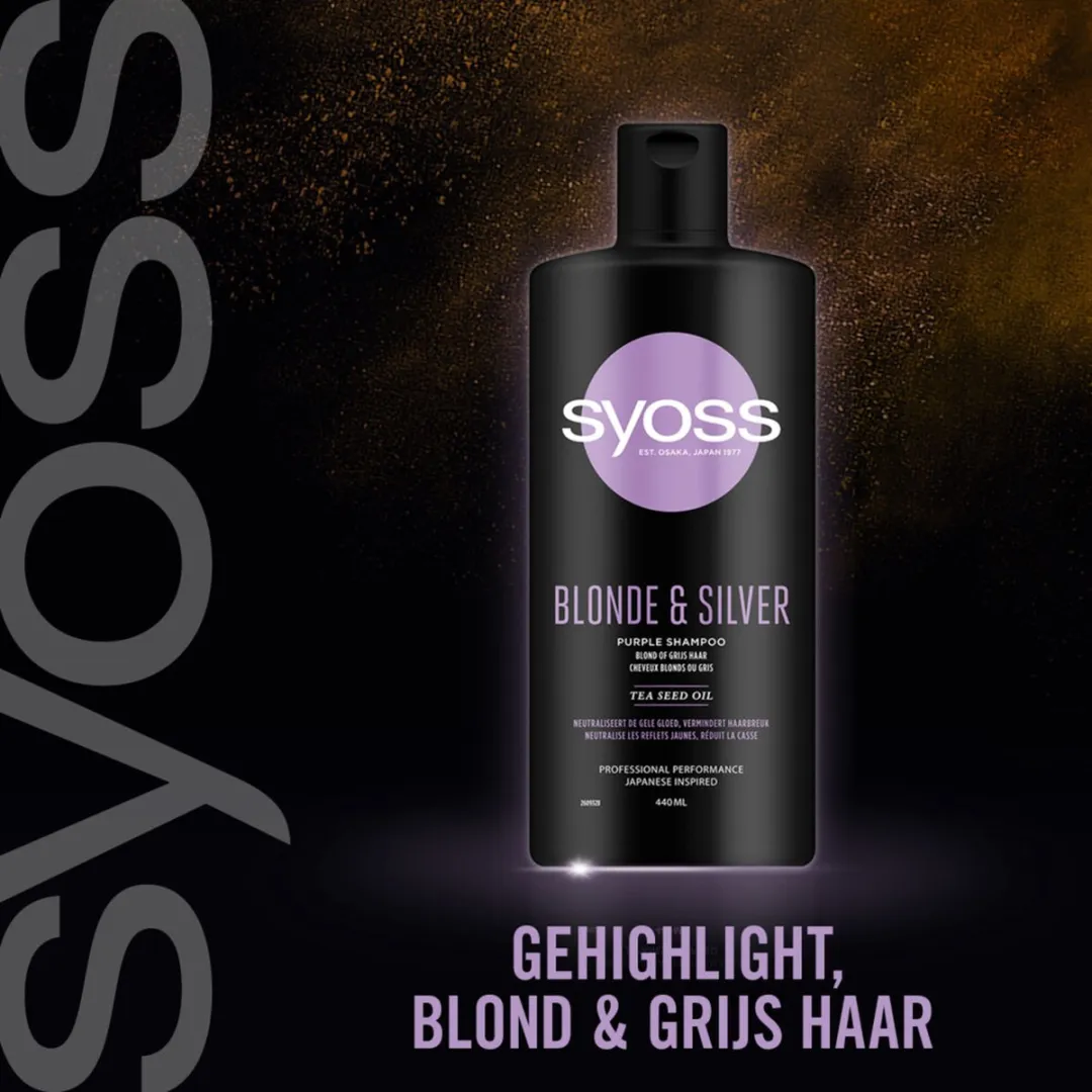 SYOSS Shampoo Blonde & Silver 440ml - afbeelding 6 van 6