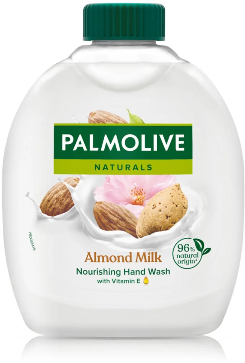 Palmolive - Amandelmelk - Handzeep Navulling - Zacht & Hydraterend - 300 ml - Bulkverpakking - 10 stuks