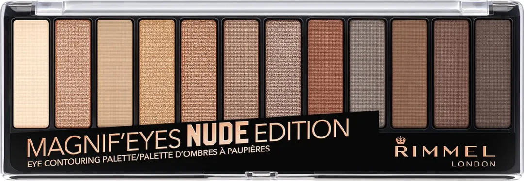 Rimmel London Magnif'Eyes Oogschaduw Palet 001 Nude Edition
