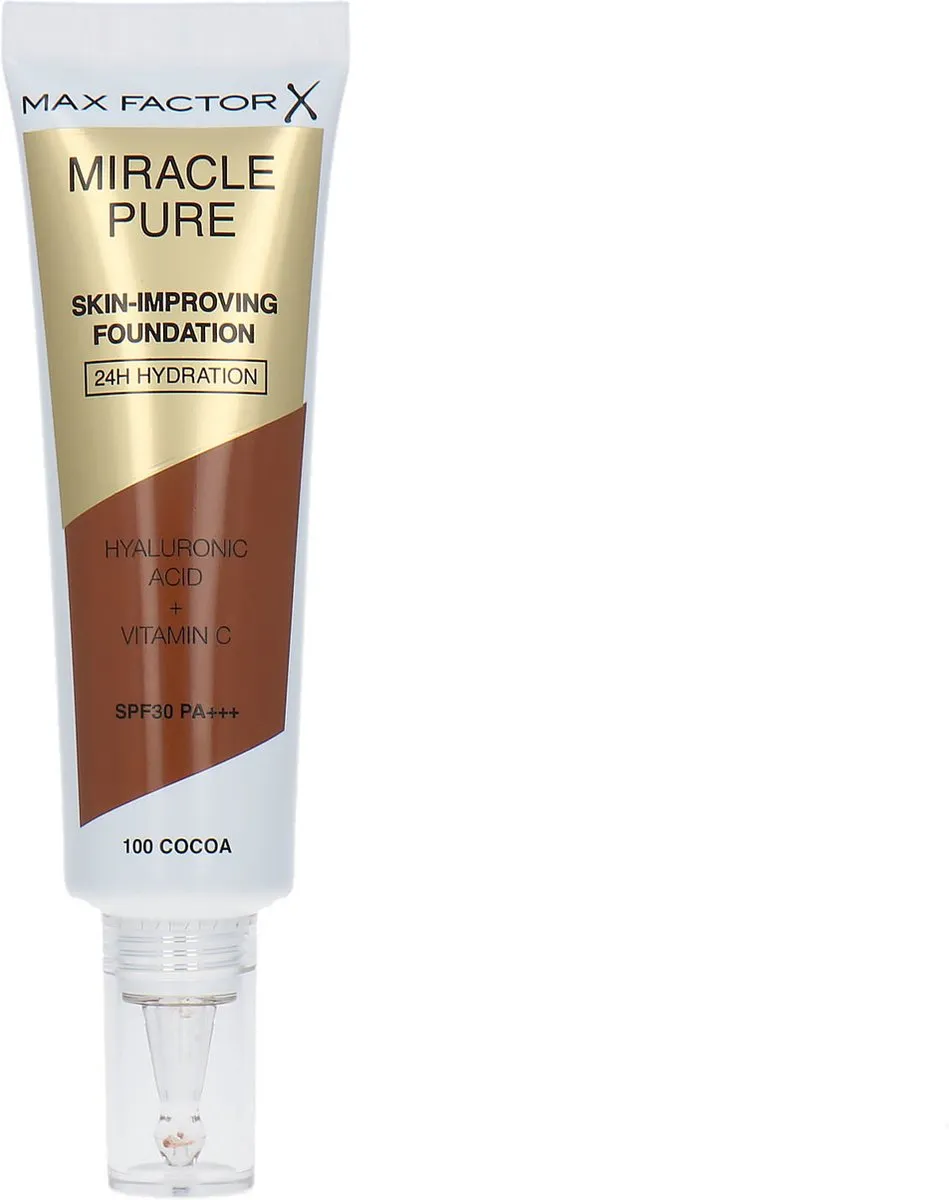 Max Factor Miracle Pure Foundation 100 Cocoa - 30ml