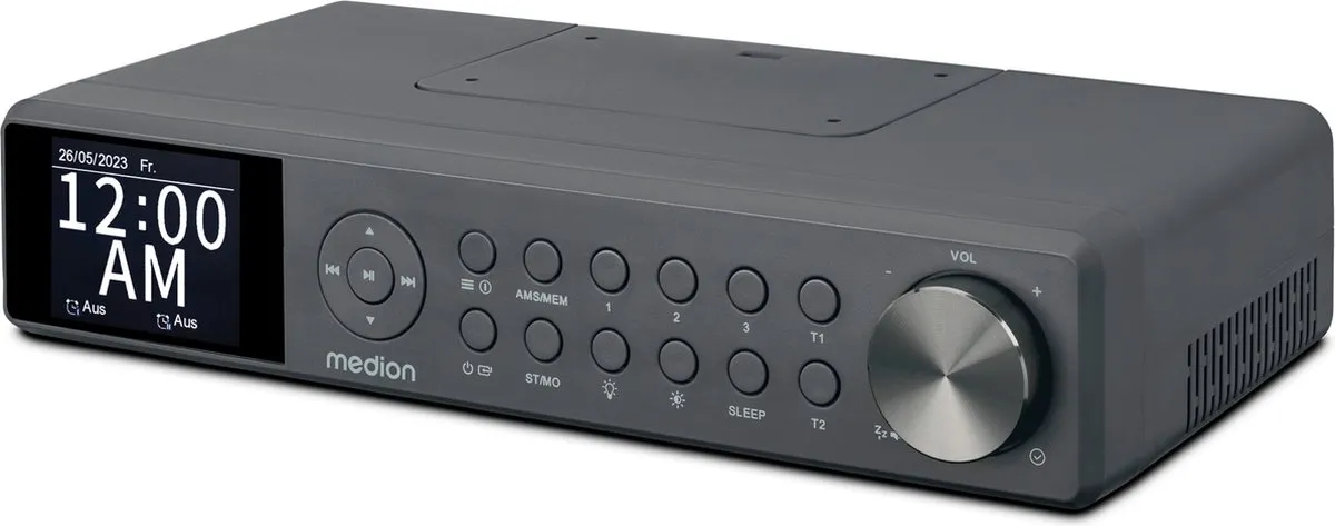 Medion MD43750 Keukenradio DAB+ - 6W - Grijs
