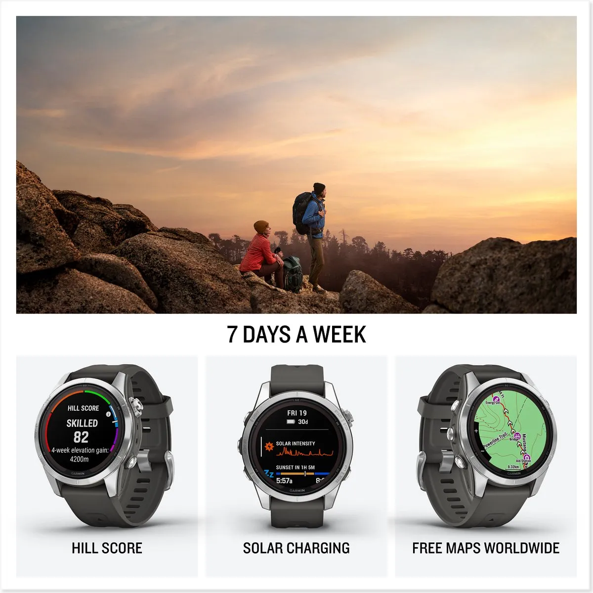Garmin Fenix 7X Pro Solar Smartwatch 51mm - Zwart