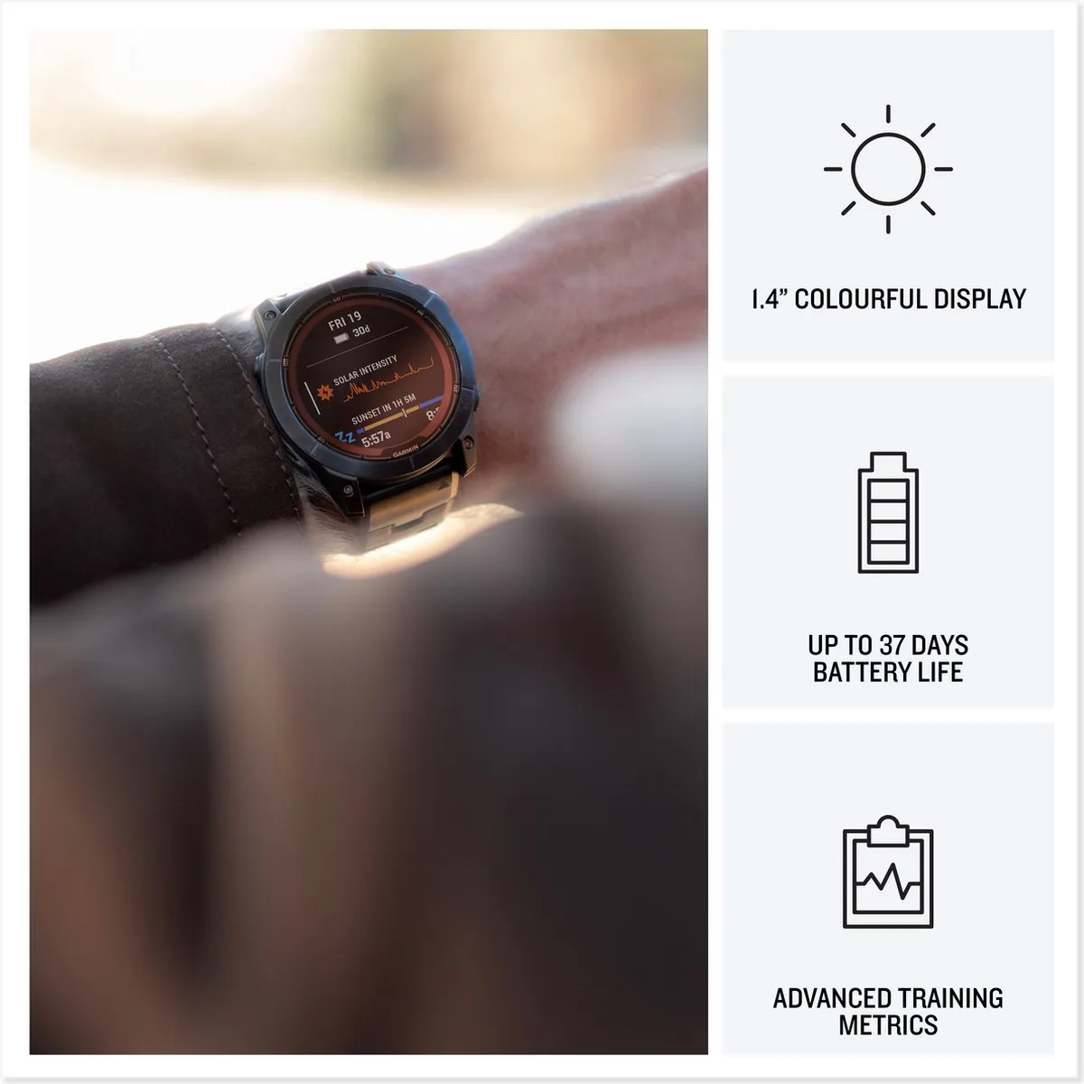 Garmin Fenix 7X Pro Solar Smartwatch 51mm - Zwart