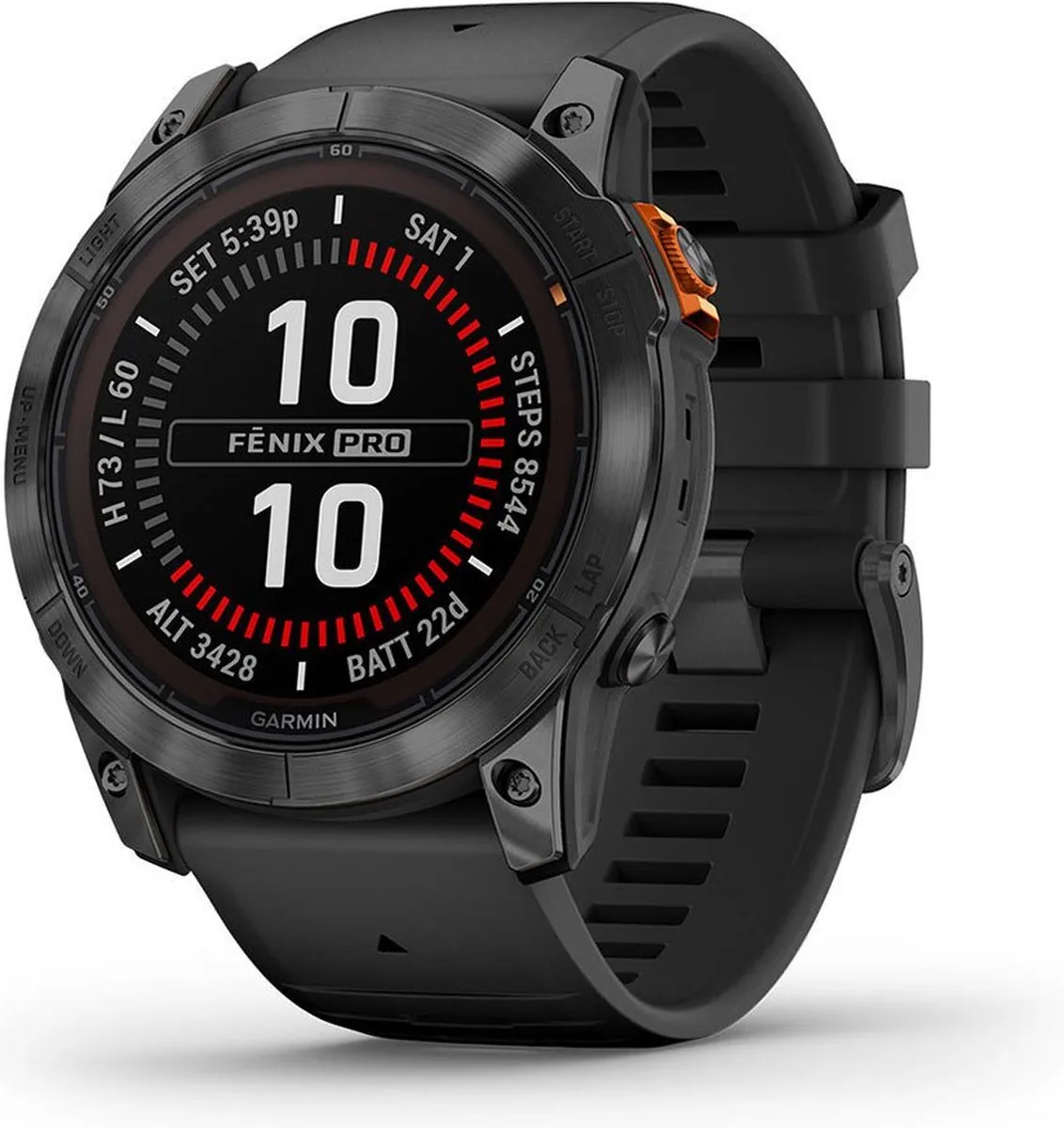 Garmin Fenix 7X Pro Solar - 51mm - Zwart - afbeelding 6 van 6