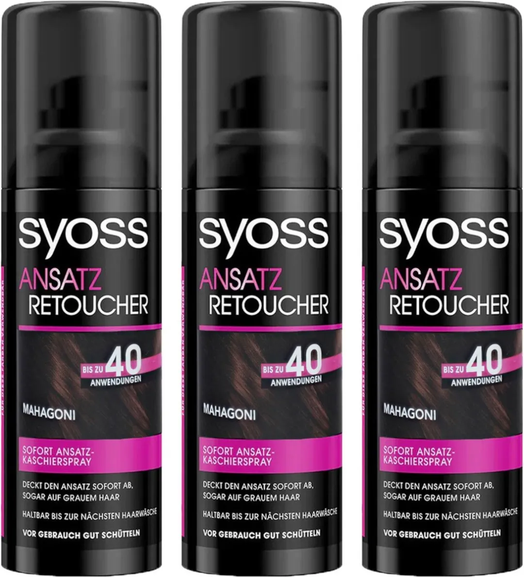 SYOSS Uitgroeispray Donker Mahonie 240ml