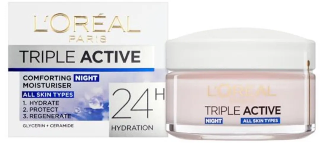 L'Oréal Paris Triple Active Nachtcrème 50ml