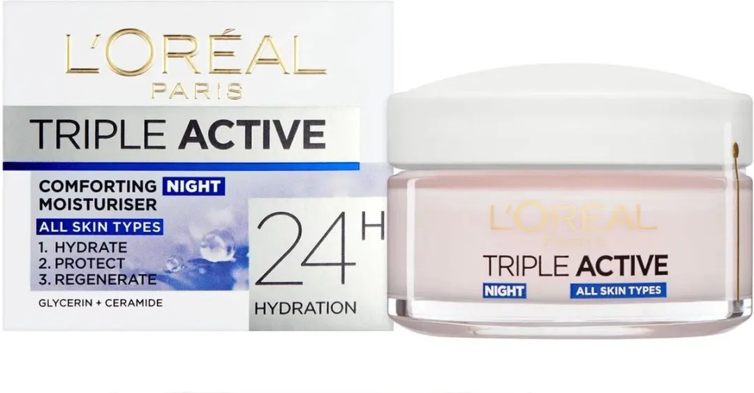 L'Oréal Paris Triple Active Nachtcrème 50ml