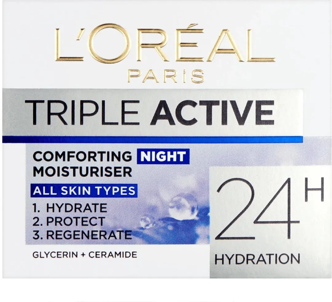 L'Oréal Paris Triple Active Nachtcrème 50ml