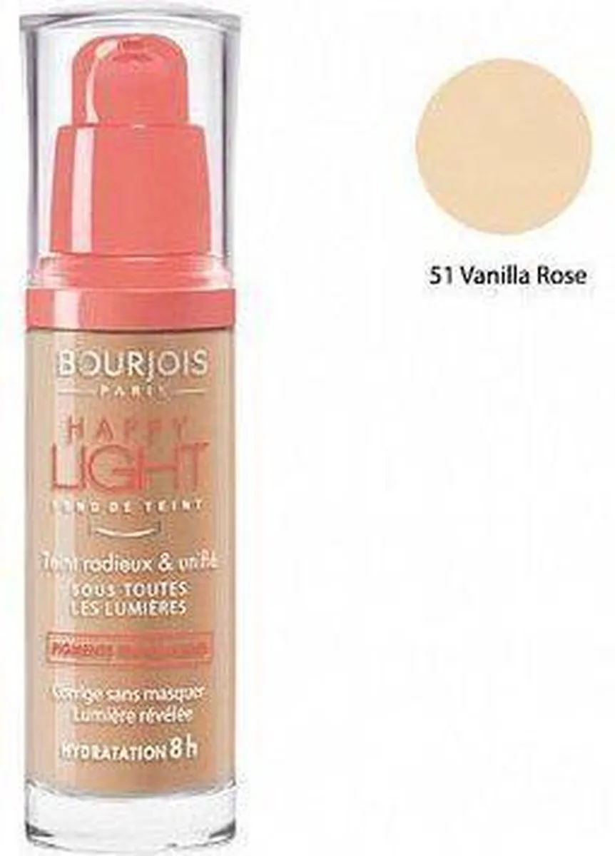 Bourjois Happy Light Foundation 51 Vanille Rosé 30ml