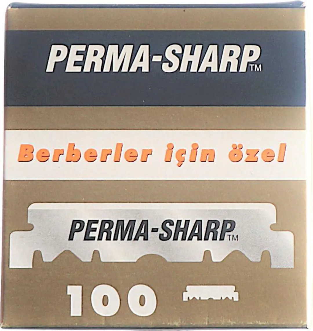 Gillette Perma-Sharp Single Edge Blades 100 Stuks