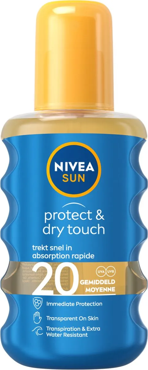 NIVEA Sun Protect & Dry Touch Zonnespray SPF 20 200ml