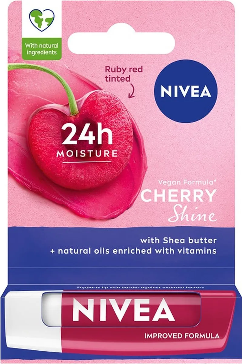 NIVEA Verzorgende Lipstick Kersenglans 4.8ml