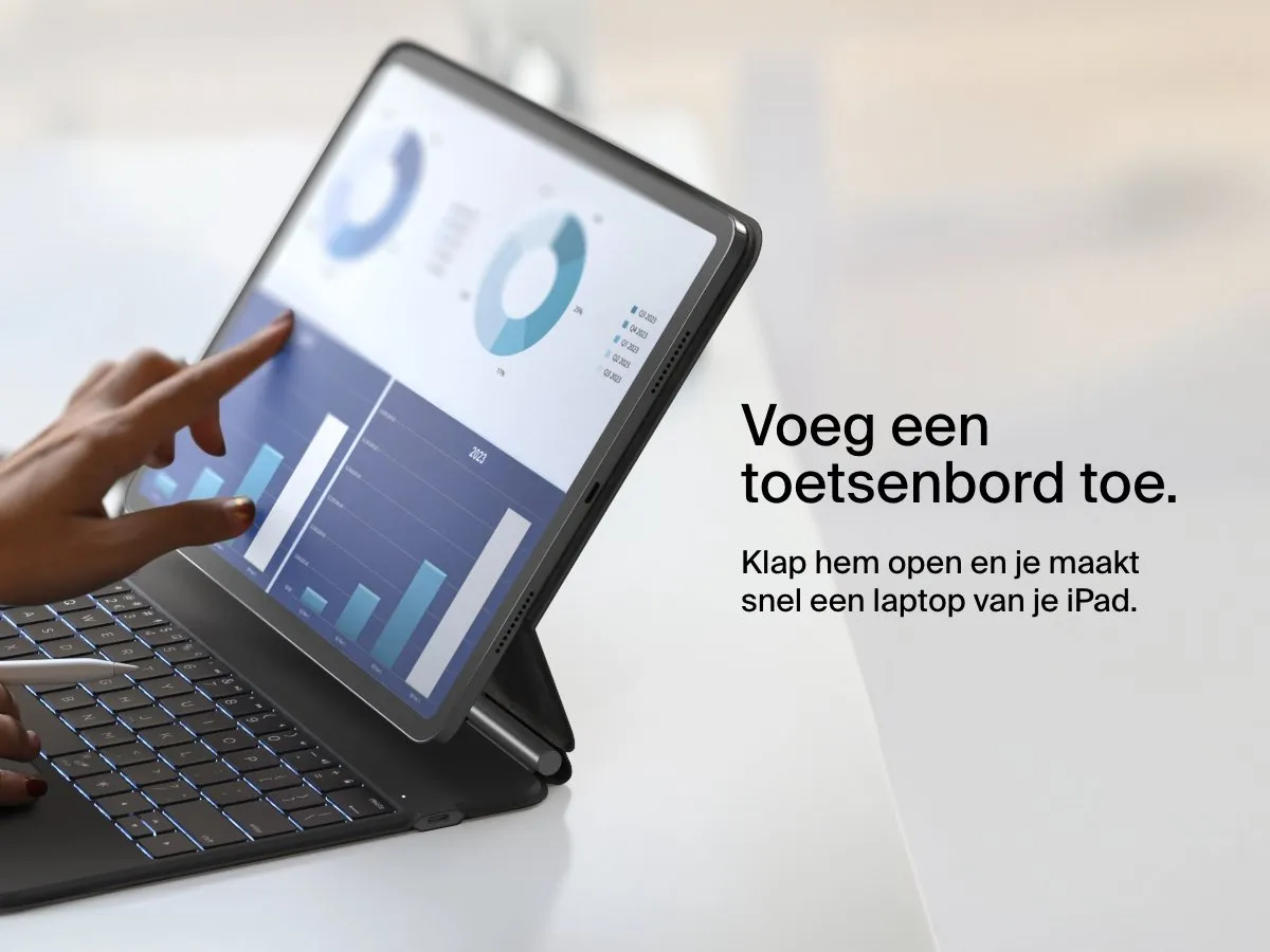 Belkin Pro Hoes met Toetsenbord en Magnetische Standaard voor iPad M4 Pro 13” QWERTY