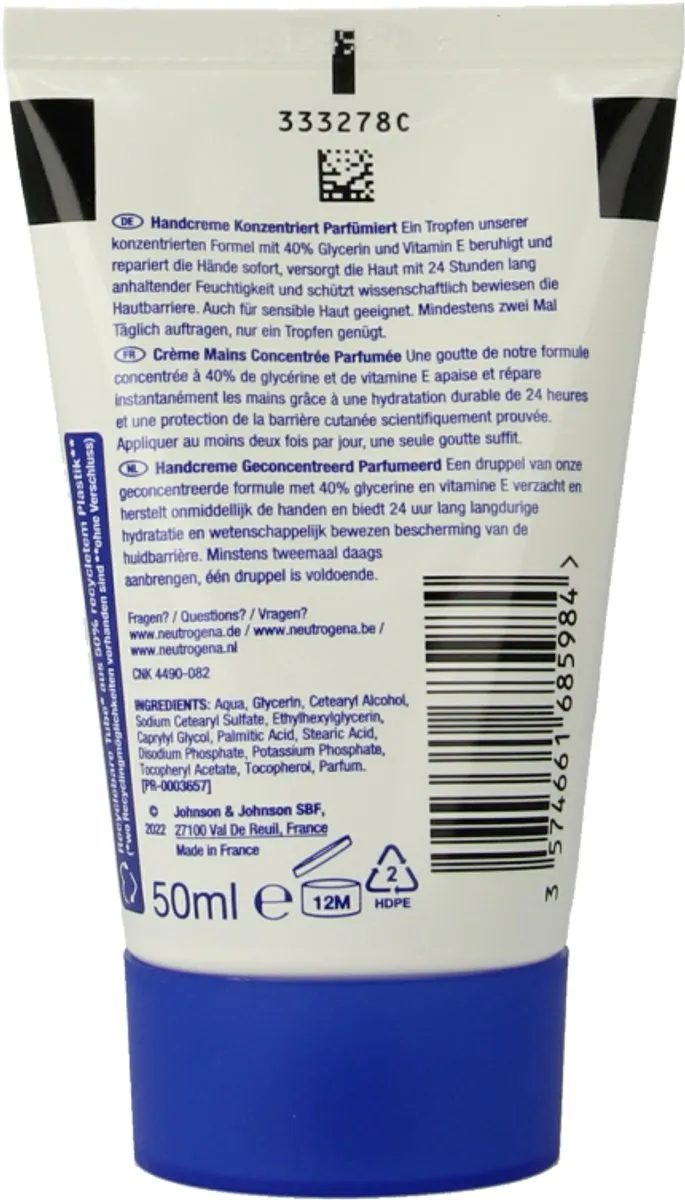 Neutrogena Handcrème Geparfurmeerd 50ml