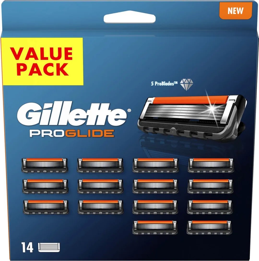 Gillette ProGlide Navulmesjes - 14 Stuks
