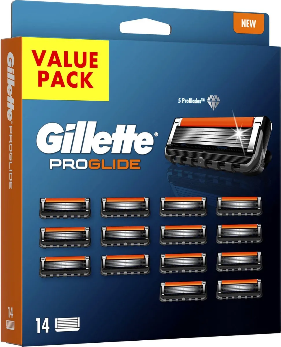 Gillette ProGlide Navulmesjes - 14 Stuks