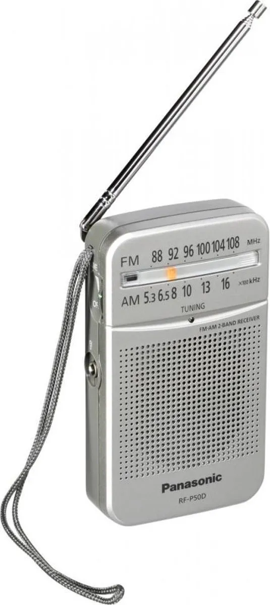 Panasonic RF-P50DEG Zakradio VHF/FM - Zilver