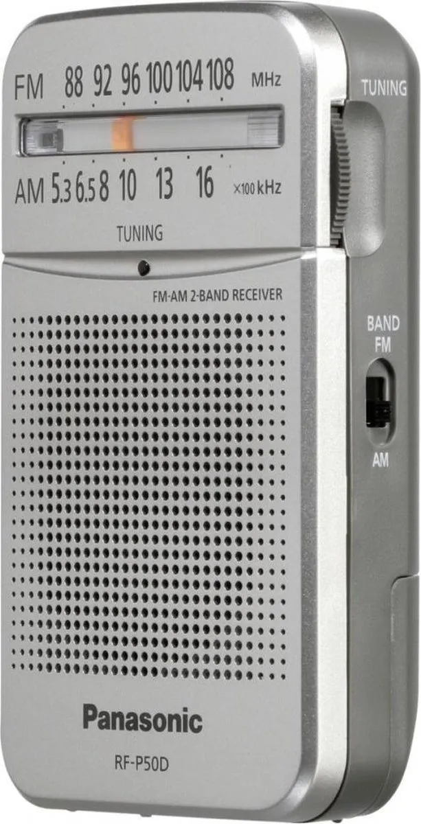 Panasonic RF-P50DEG Zakradio VHF/FM - Zilver - afbeelding 6 van 6