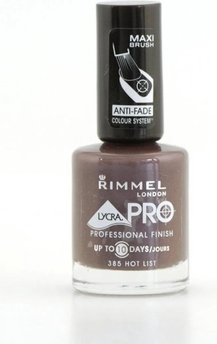 Rimmel London Lycra Colour Nagellak 385 Hot list - Paars