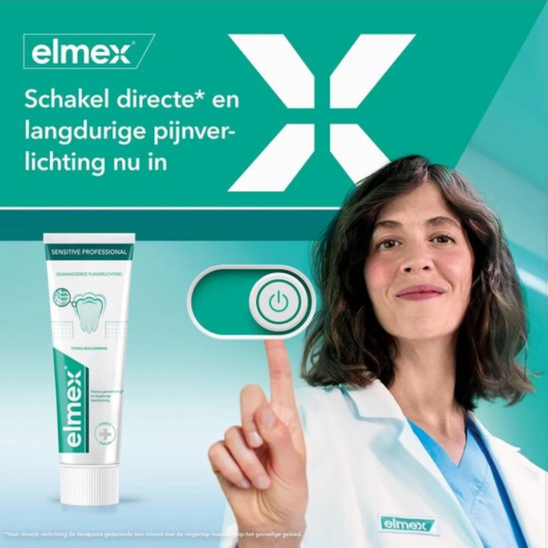 Elmex Tandpasta Sensitive 75ml - 6 Stuks