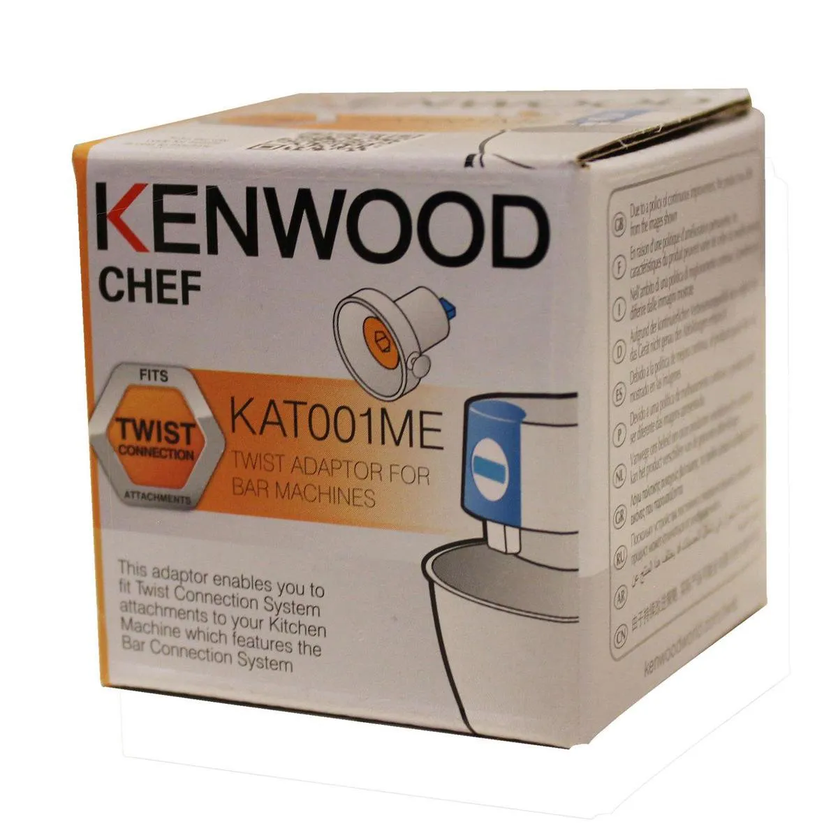 Kenwood KAT001ME Twist Adapter - Zilver