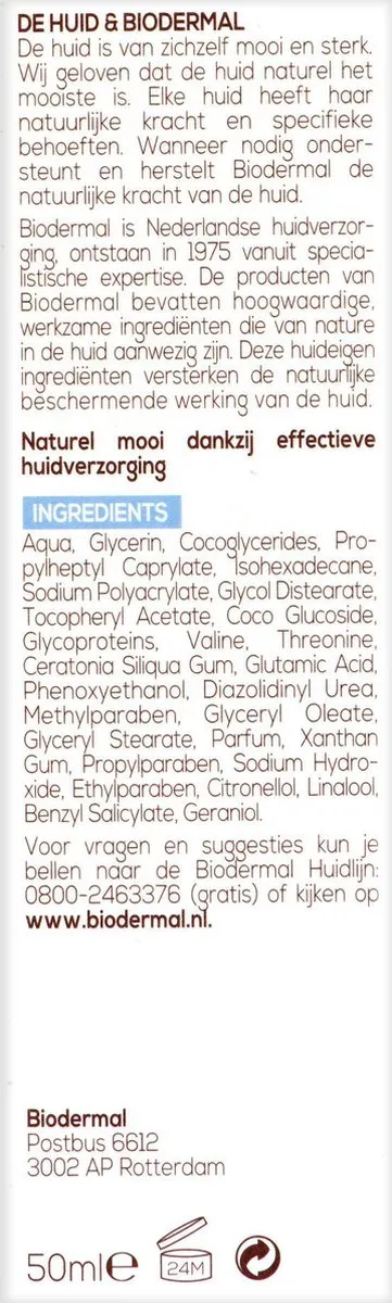 Biodermal P-CL-E Fluïde Dag- & Nachtcrème 50ml