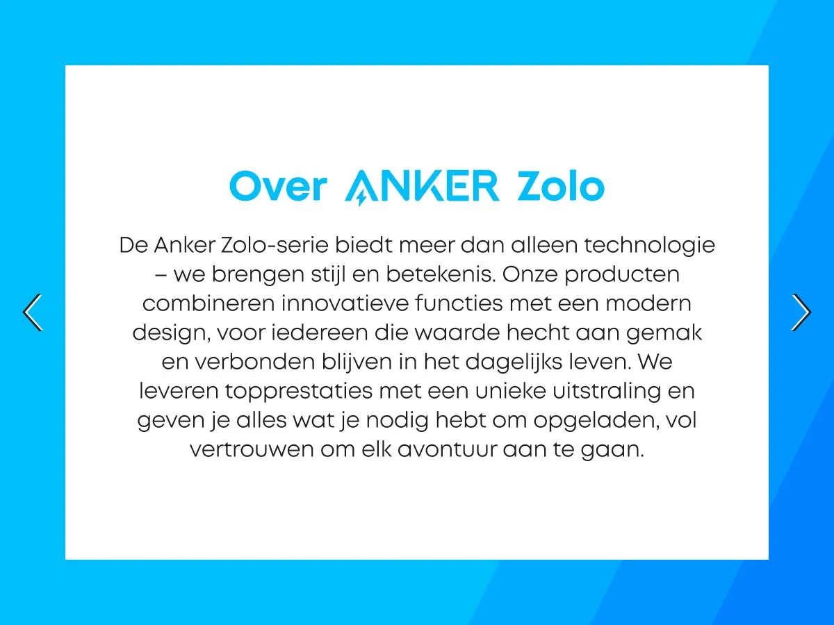 Anker Zolo Powerbank A110EH11 - 20.000mAh 22,5W - 3x USB - Zwart