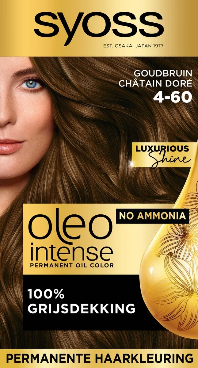 SYOSS Oleo Intense 4-60 Haarverf Goudbruin - 115ml