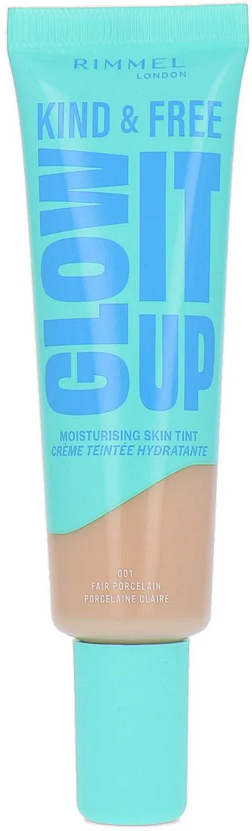 Rimmel London Kind & Free Glow It Up Moisturising Skin Tint 001 Fair Porcelain