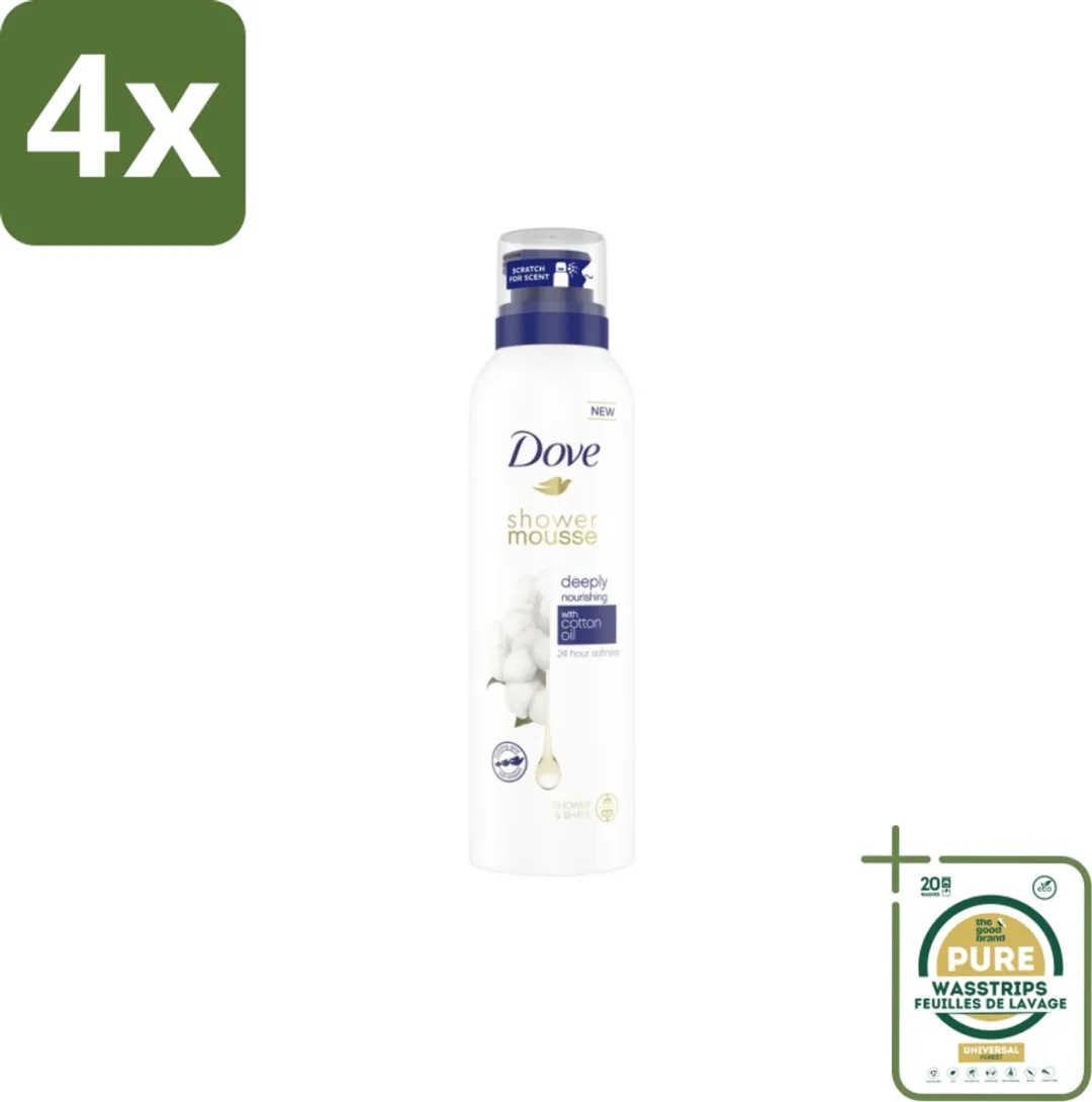 Dove Shower Foam Deeply Nourishing Cotton Oil 800ml