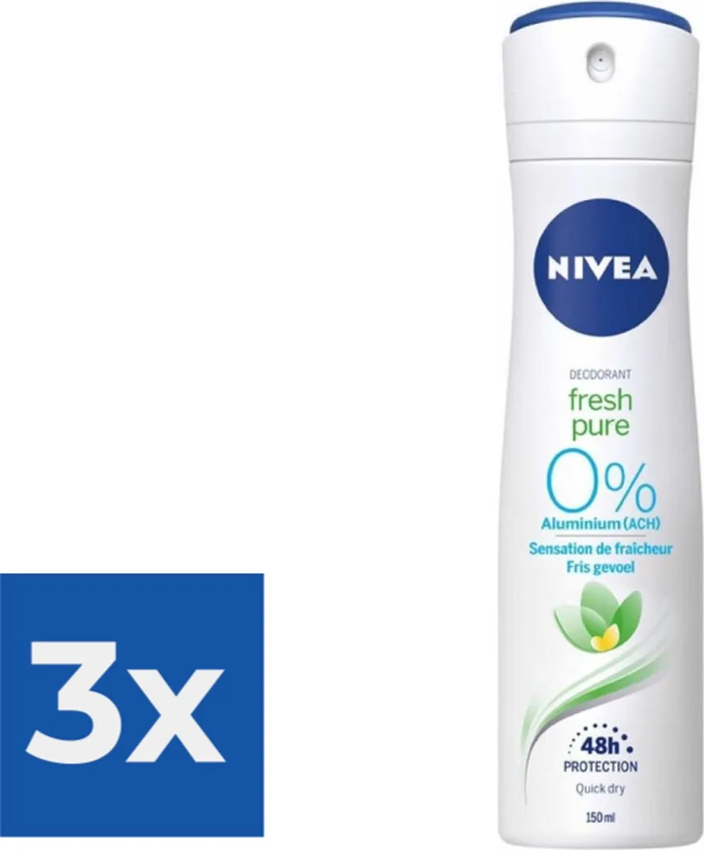 NIVEA Deodorant Spray Pure & Natural Jasmine 450ml
