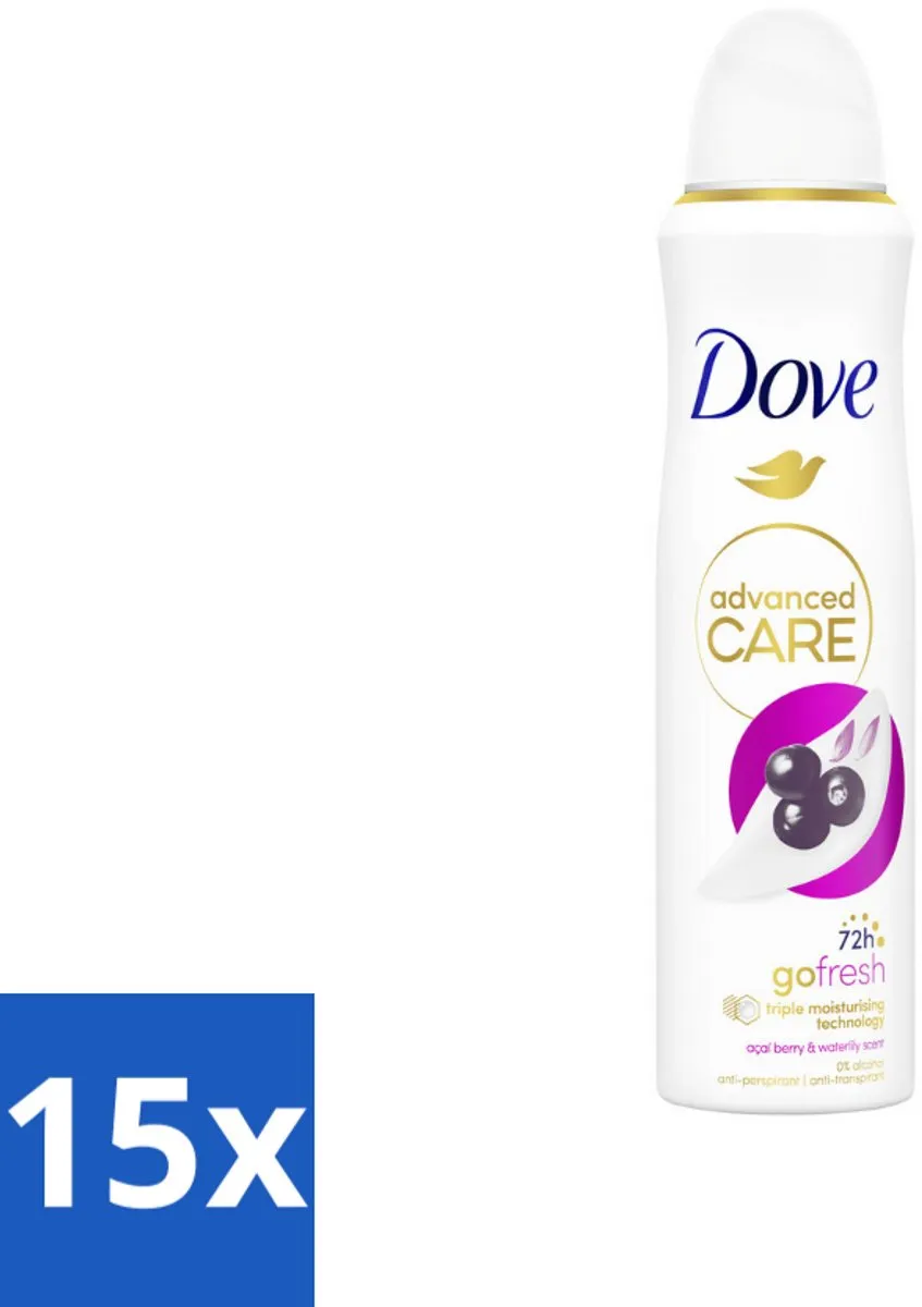 Dove Deodorant Spray Acai Berry & Waterlily 150ml