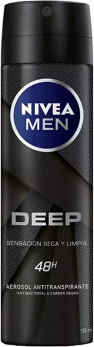 NIVEA Men Deep Black Carbon Deo Spray 150ml