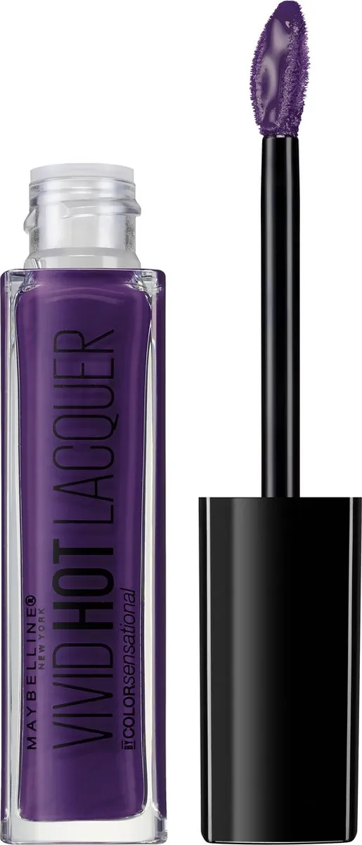 Maybelline Color Sensational Vivid Hot Lacquer Lippenstift 78 Royal - afbeelding 6 van 6