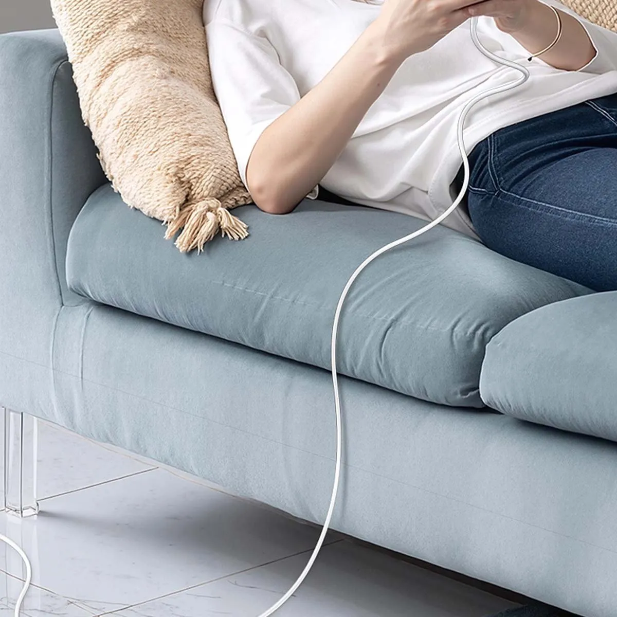 Belkin CAB025hq2MWH USB-C Kabel 240W - 2m - Wit