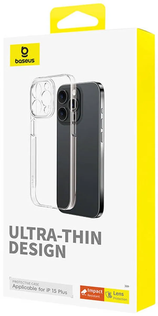 Baseus Os-Lucent Telefoonhoesje iPhone 15 Plus - Transparant - afbeelding 2 van 6