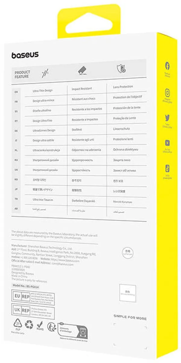 Baseus Os-Lucent Telefoonhoesje iPhone 15 Plus - Transparant - afbeelding 4 van 6