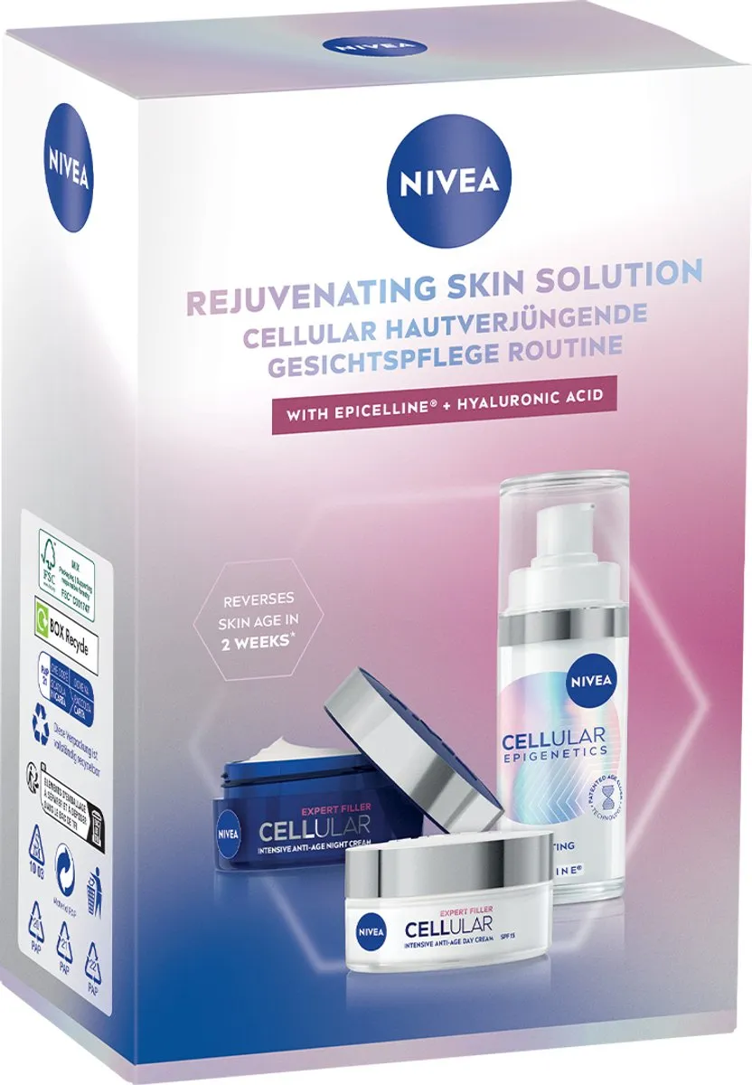 NIVEA Rejuvenating Skin Solution Geschenkset - 3 Stuks