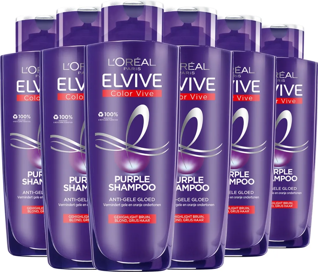 L'Oréal Paris Elvive Color Vive Purple Zilvershampoo 200ml