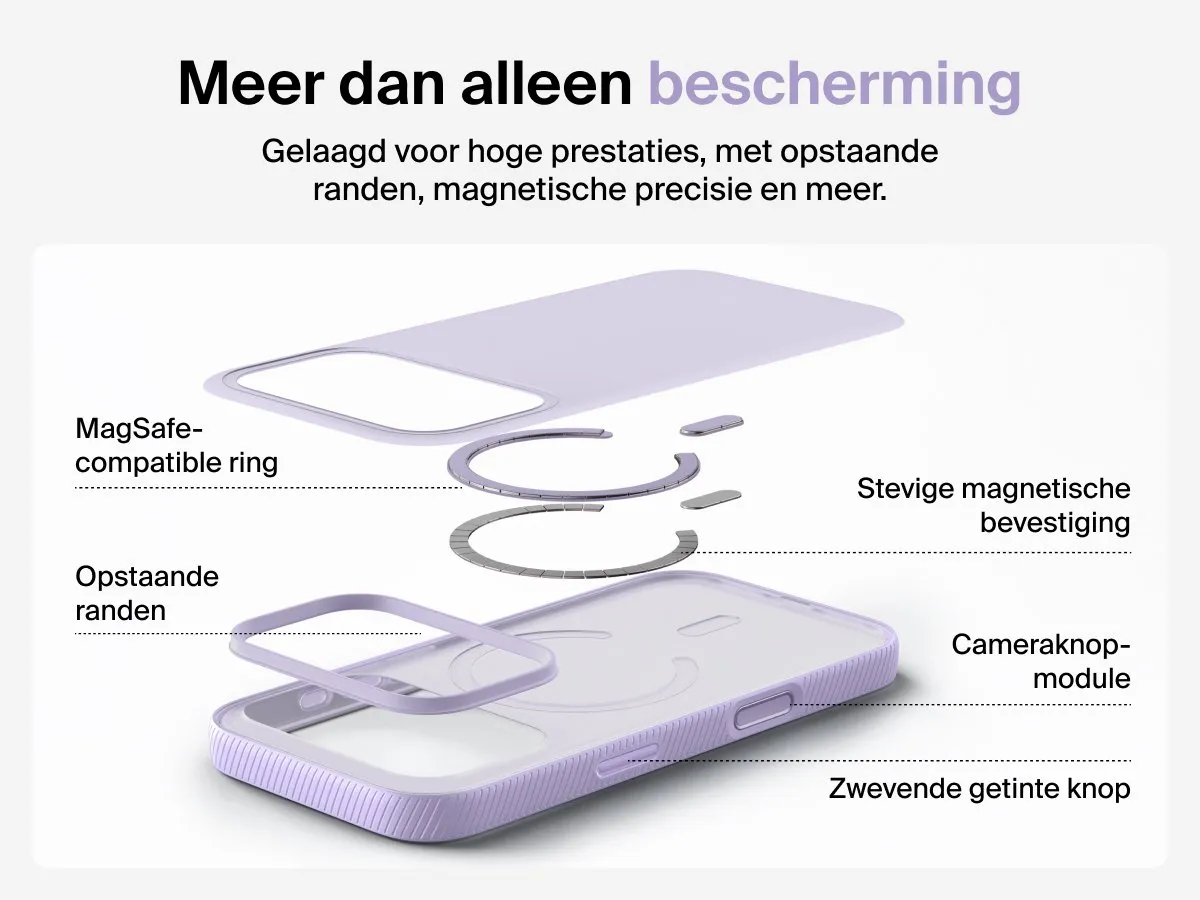 Belkin SheerForce Grip Hoesje iPhone 17 Pro - Lavendel MSA035HQLV
