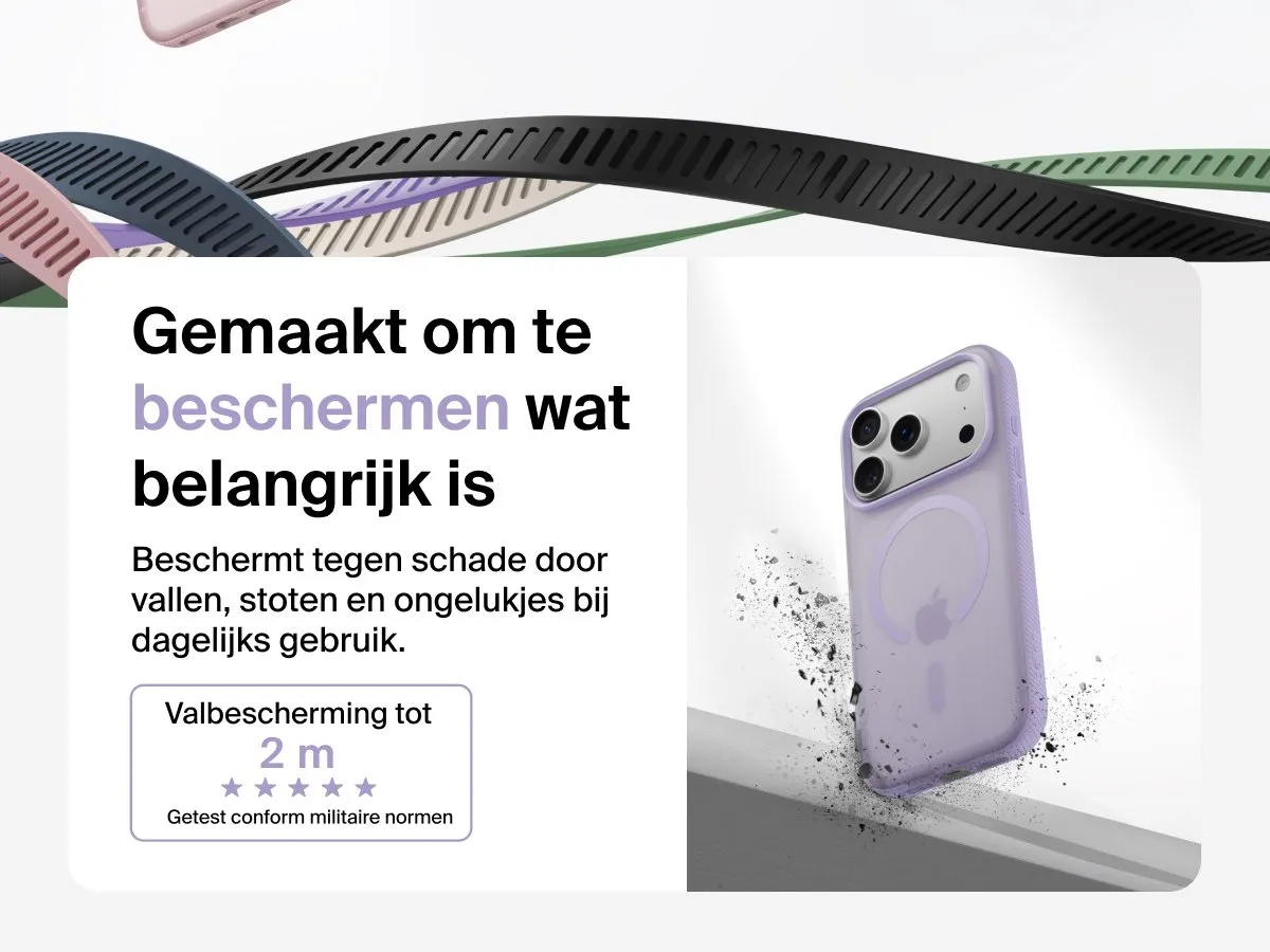 Belkin SheerForce Grip Hoesje iPhone 17 Pro - Lavendel MSA035HQLV