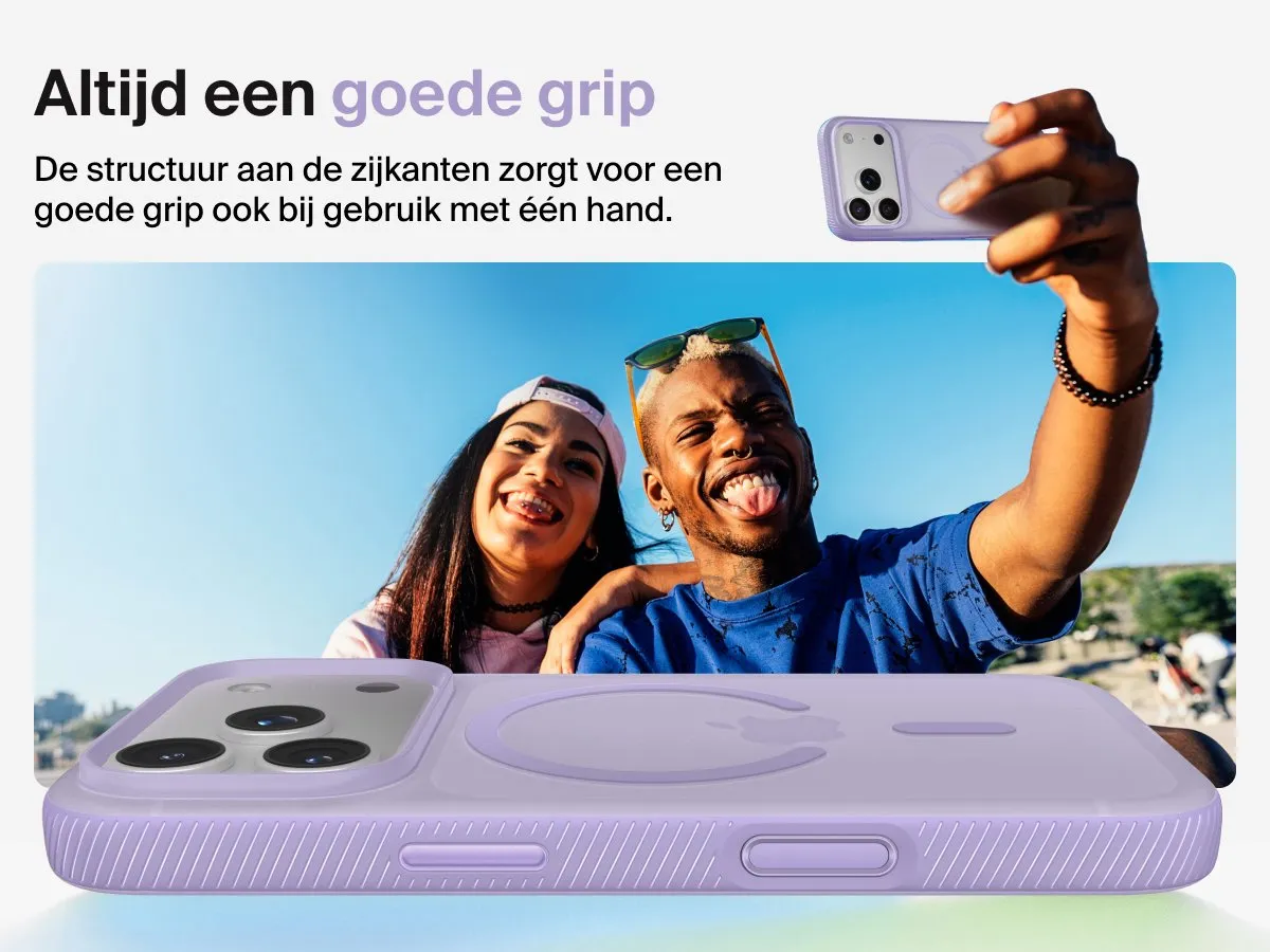 Belkin SheerForce Grip Hoesje iPhone 17 Pro - Lavendel MSA035HQLV