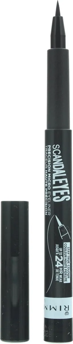 Rimmel London Scandaleyes Precision Mikro Eyeliner 1,1ml - Zwart