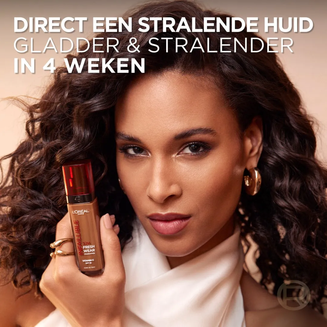 L'Oréal Paris Infaillible 32H Fresh Wear Foundation 160 Rose Linen - 30ml - afbeelding 6 van 6
