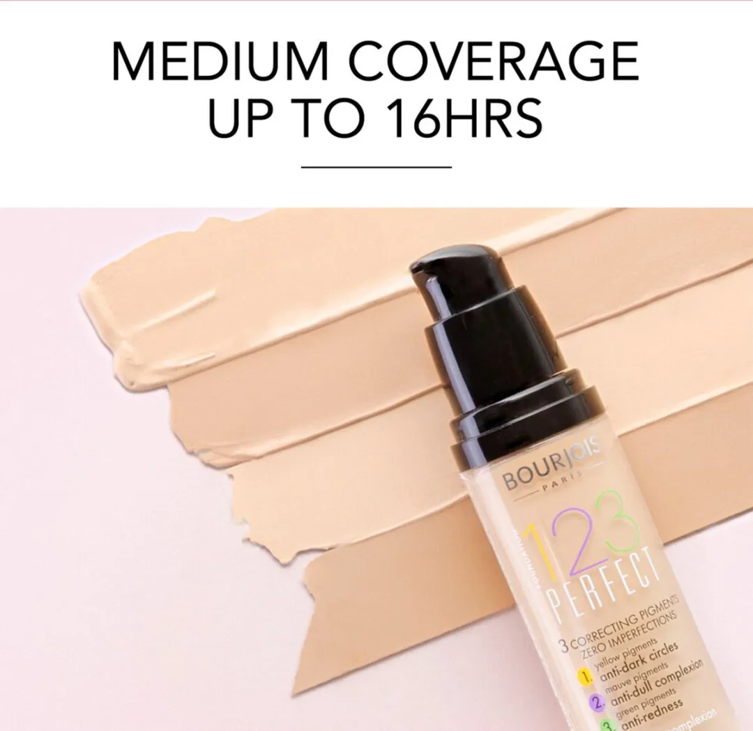 Bourjois 123 Perfect Foundation 051 Rose Vanilla - 30ml