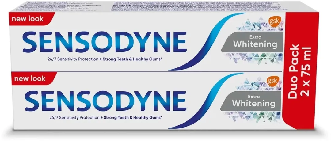 Sensodyne Extra Whitening Tandpasta Duopak 150ml