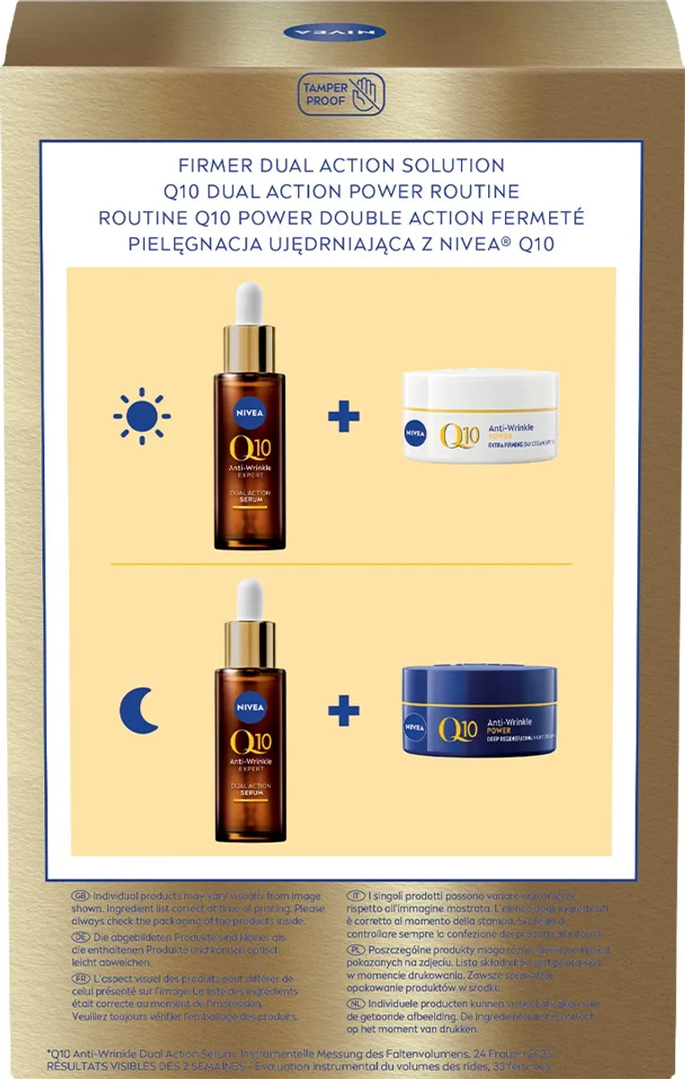 NIVEA Q10 Firmer Dual Action Geschenkset - 3 Stuks